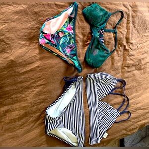 Lot of 2 XL two piece swimsuits used in great condition
